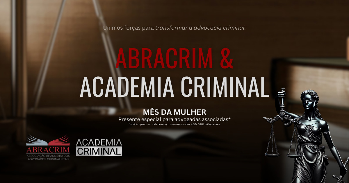 ABRACRIM firma parceria com Academia Criminal e lança benefício exclusivo para associadas no Mês da Mulher